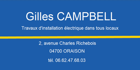 Gilles Campbell Electricité Générale